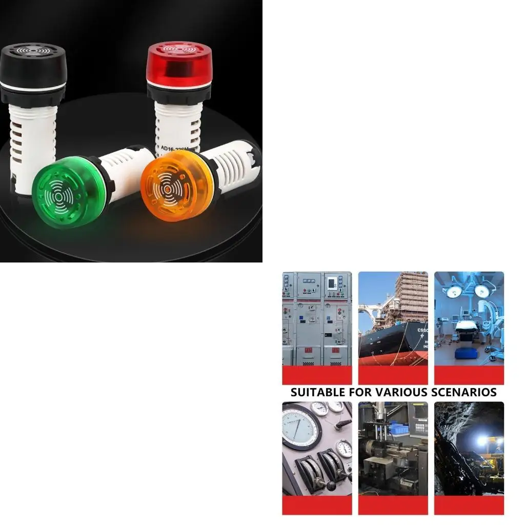 652F Modern Design Alarm High performances Alarm ABS for Effective Hazard Warnings