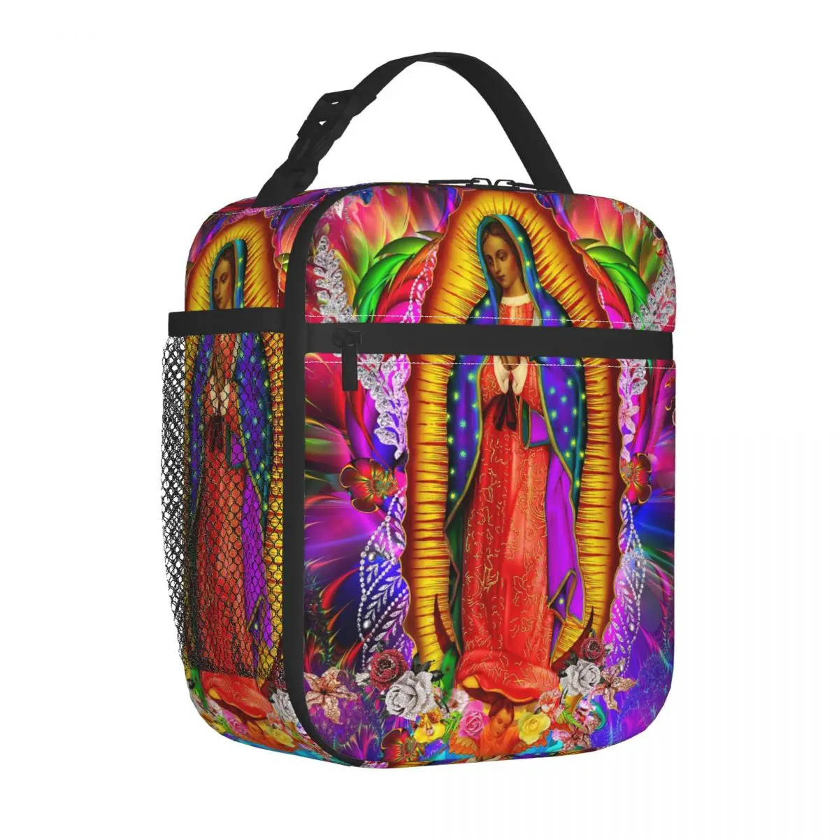 

Virgin Mary Insulated Lunch Bags Thermal Bag Reusable Meal Container Leakproof Tote Lunch Box Girl Boy School Picnic