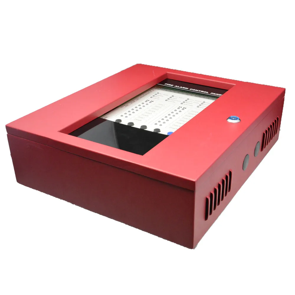 Conventional Fire Alarm Control Panel 4 Zones Security Protection Easy Installation English Manual Alarm System Smoke Detector