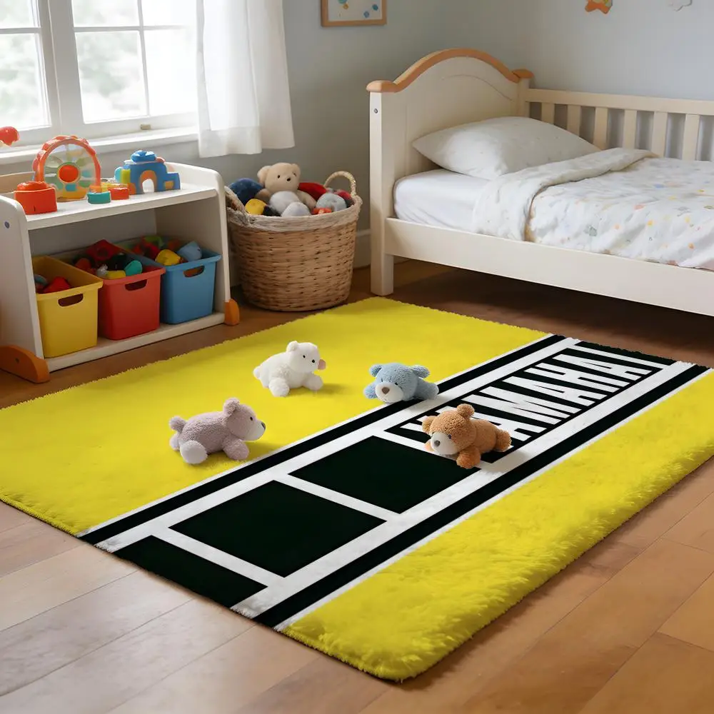 

Floor Mat Soft Flannel Rug Non-Slip Absorbent Mat for Bathroom Bedroom Home Decor Luxury Y-Yamaha Fashion