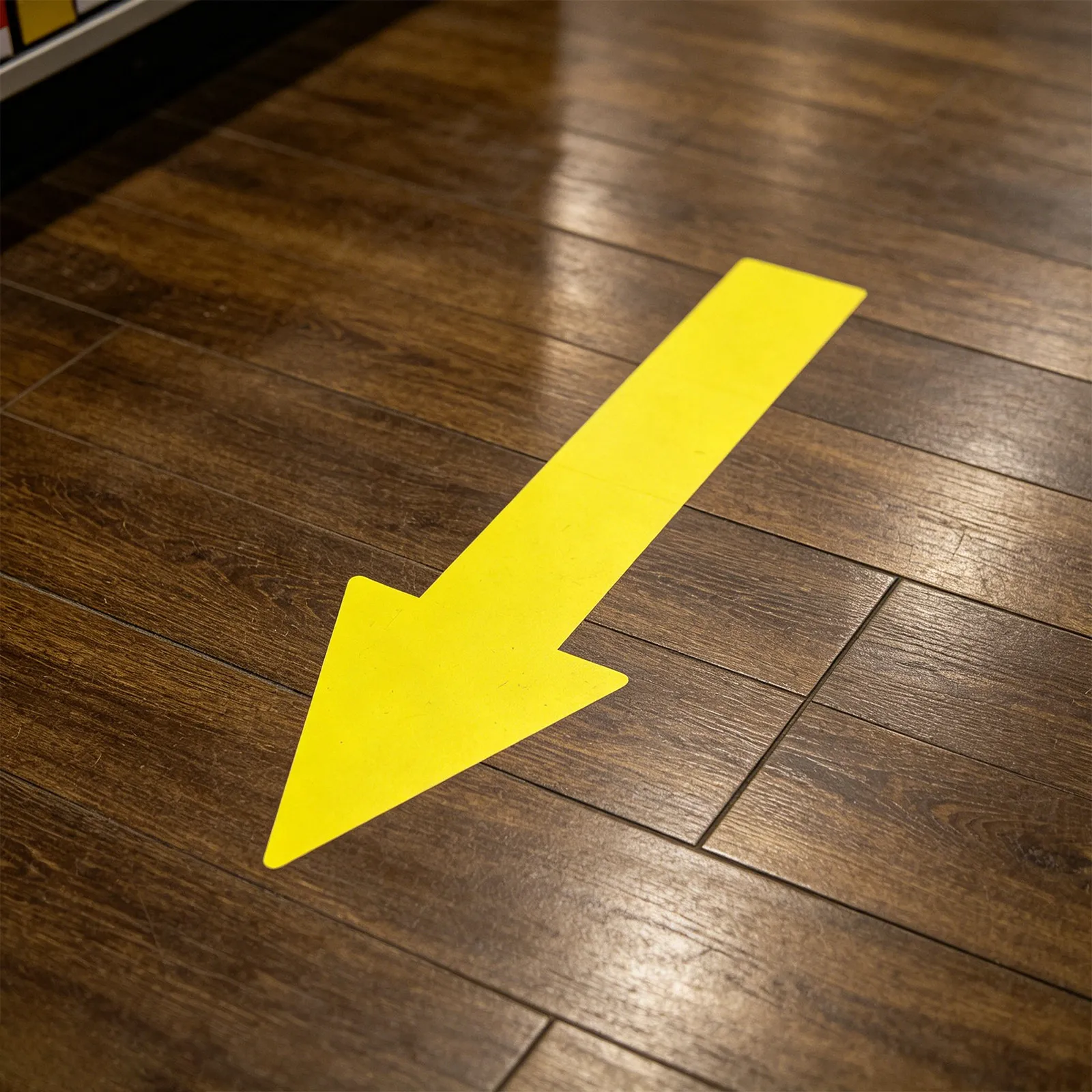 10Pcs Waterproof Arrow Stickers Directional Floor Wall Markers 30Cm Peel and Stick Removable Gym Office Warehouse Store Sign