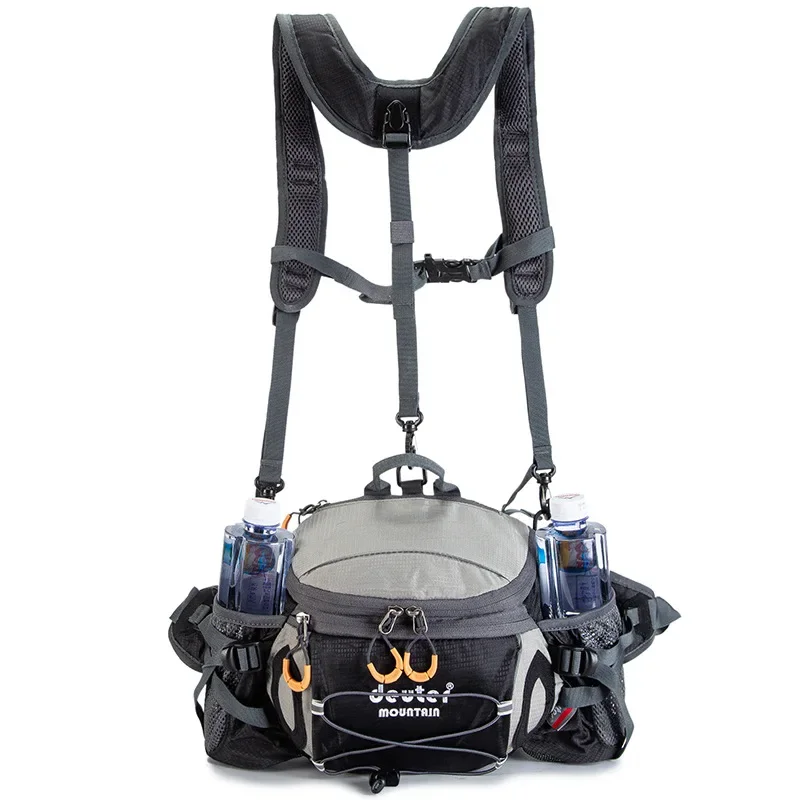 

Спортивная поясная сумка на открытом воздухе Велоспорт Кемпинг Альпинизм Мужской рюкзак Пеший туризм Плечо для бега Бутылка с водой Велосипедная поясная сумка Рыбалка