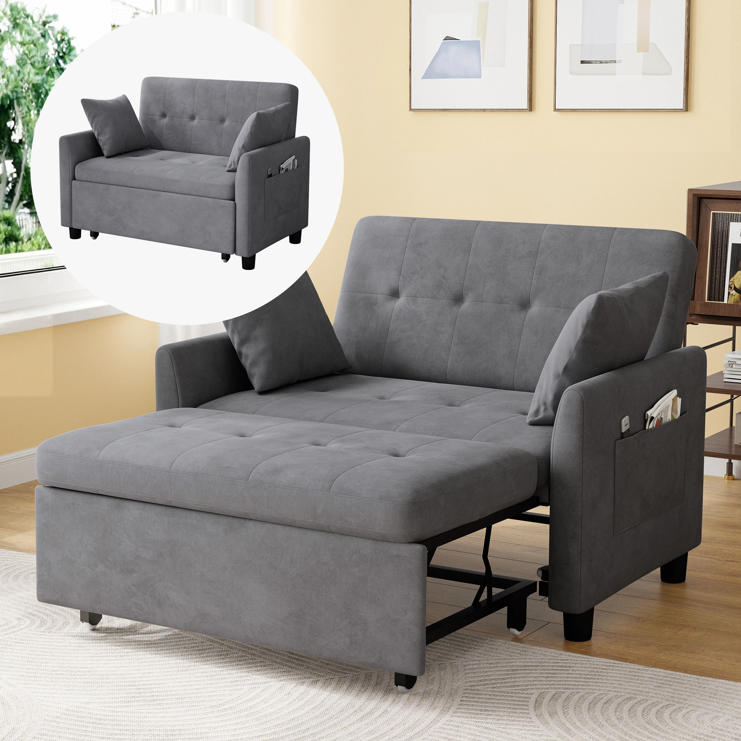 46.5“ Convertible L…