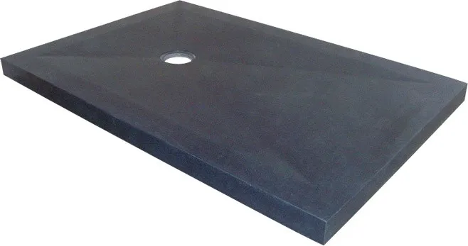 High Quality Carrara White Marble Bathroom Non Slip Shower Tray 80x80 for Europe