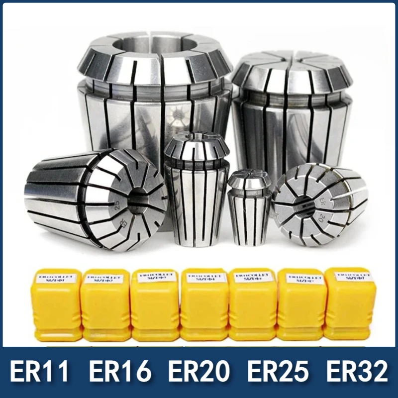 

ER11 ER16 ER20 ER25 ER32 Standard Accuracy Elastic ER Clamp Chuck For Holder Hardened Engraving Machine CNC Accessory Collet