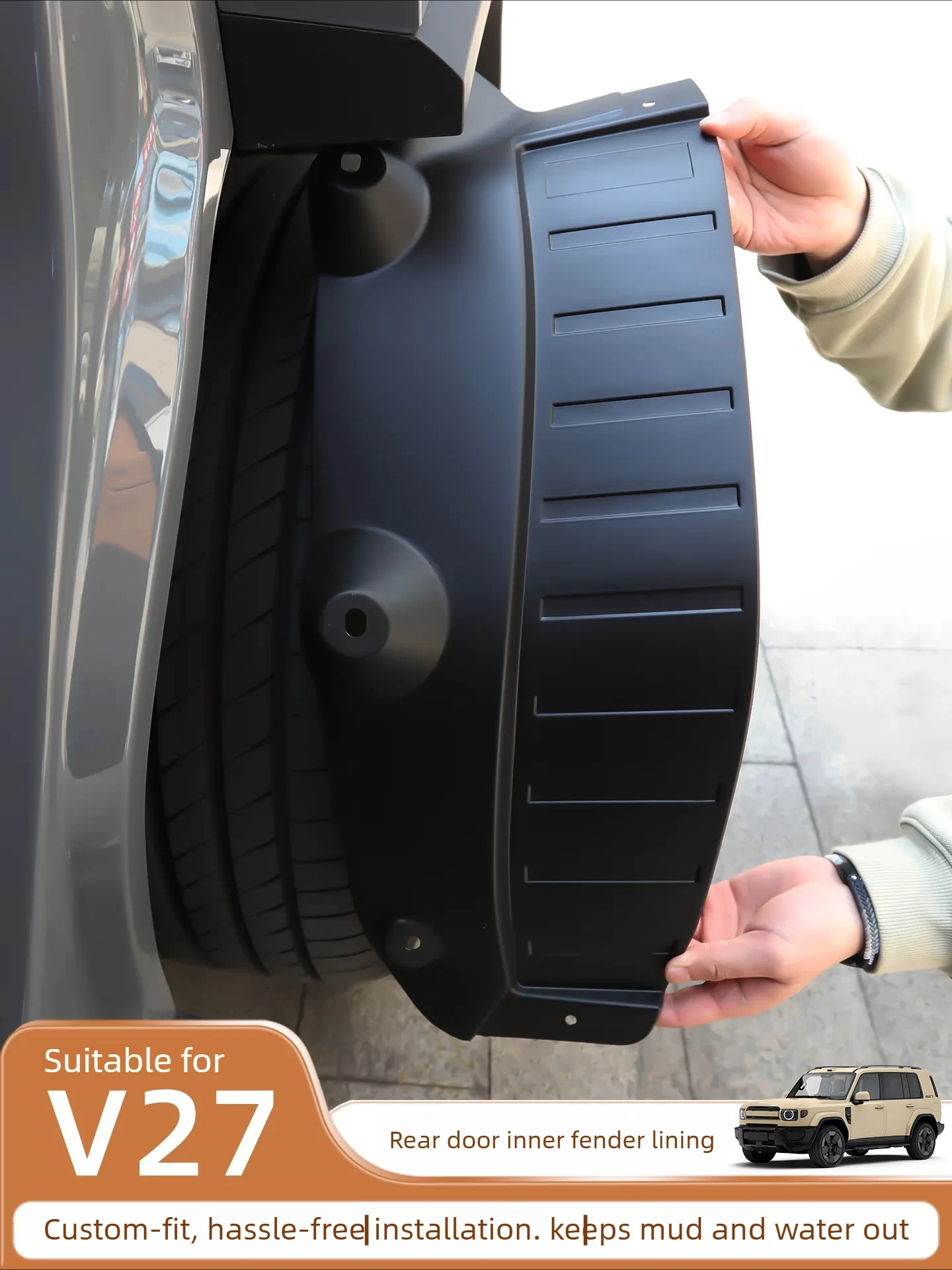 pour-chery-icar-v27-icaur-v27-2025-2026-accessoires-de-modification-de-la-garniture-de-la-porte-arriere-et-du-garde-boue