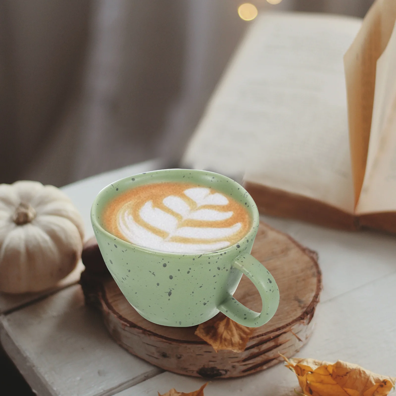 

Ceramic Ink Splash Coffee Cup Heat Resistant Office Home Multifunctional Beverage Mug Ceramic Mug Coffee Cup with Handle