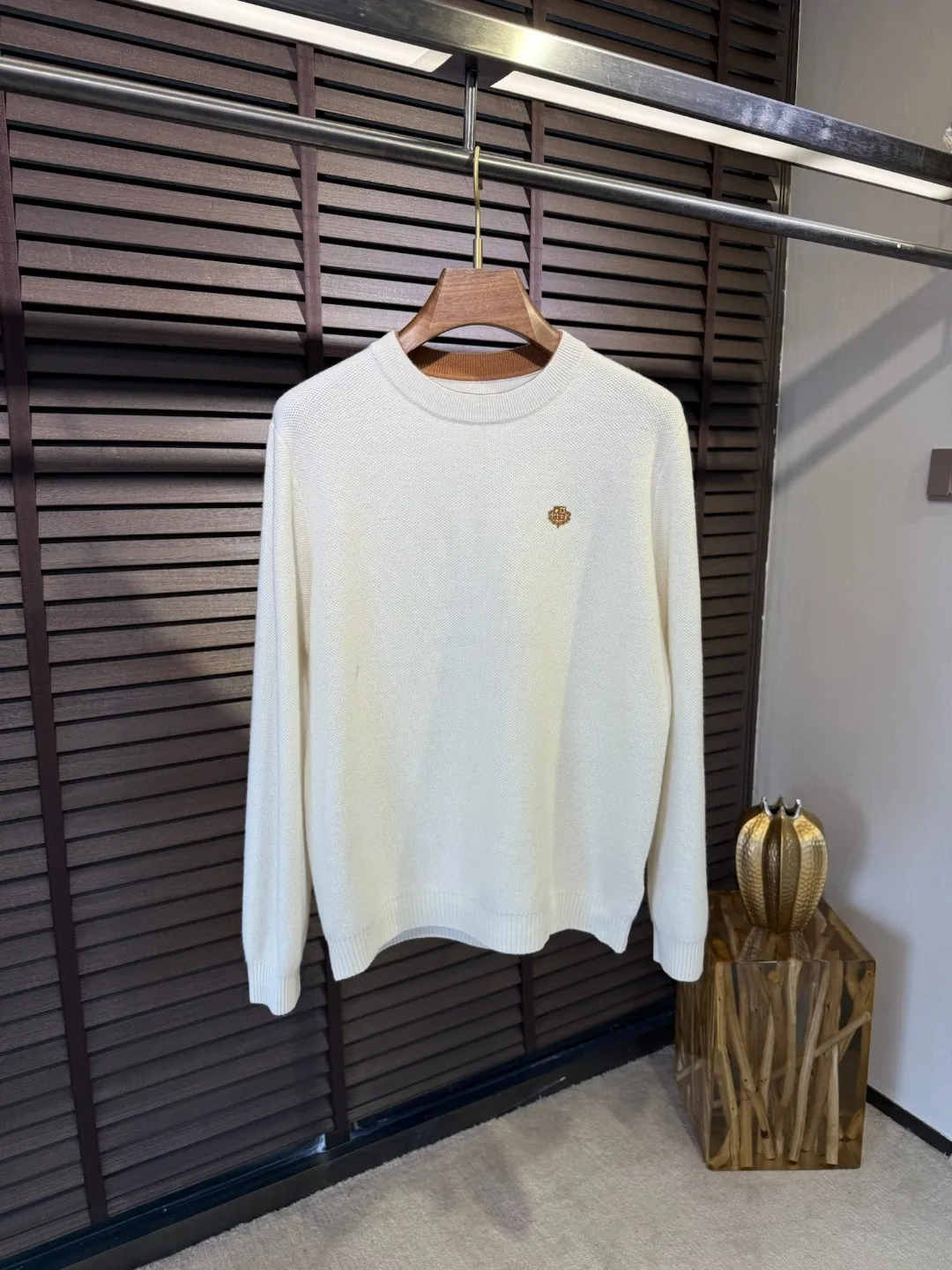 

Men's Autumn Winter Knitted Sweater Camere Wool Blend Long Sve Simple Sle Comfortable Fit Home Commute Easy Care round...