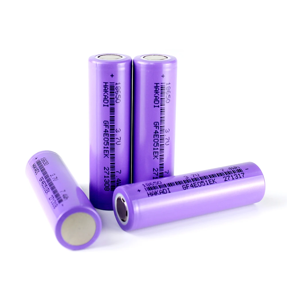 HAKADI 100PCS Rechargeable Lithium-ion NMC Batteries 3.7V 1500mah 2000mah 2500mah 2600 mah 2900mah 3000mah 3350mah 4800mah DIY