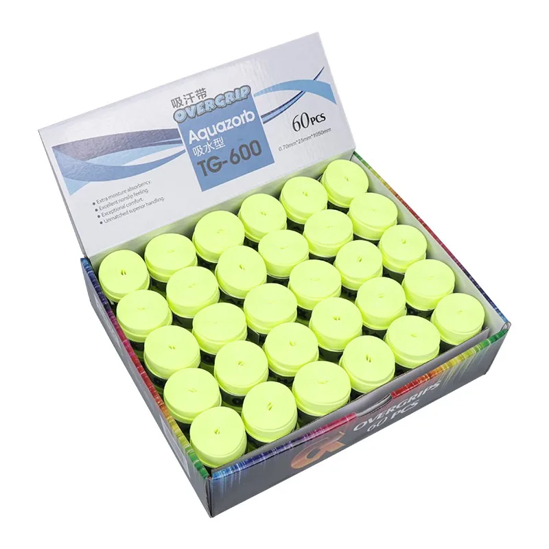 

ALPHA Overgrips Badminton 60Pcs Dry 0.70X25X1050mm Beach Tennis Padel Paddel Grips Tape Tenis Racket Grip