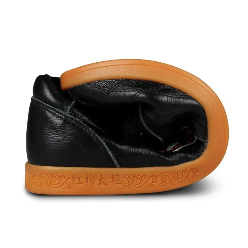 Genuine Leather Breathable Kung Fu Tai Chi Shoes Martial Art Shoes Wushu Sport Sneakers Cowhide Leather Unisex Men Women 2022