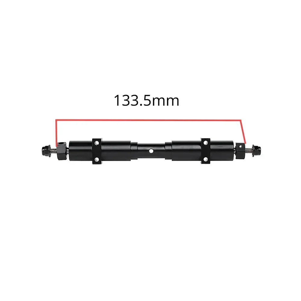 Metallo RC auto non alimentato asse posteriore 133.5mm/155mm/182mm per 1:14 Tamiya trattore rimorchio 1/10 RC auto parti fai da te