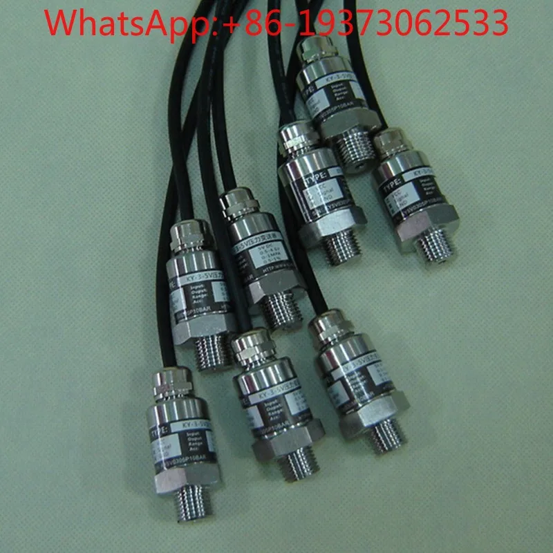 Pressure Sensor, Stainless Steel Range, 3-wire 0-10Bar 2-split Thread Interface Lead