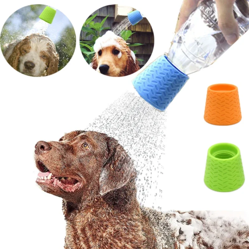 Pet Shower Silicone Head Outdoor Cat and Dog Shower Cleaning Supplies Portable Pet Shower