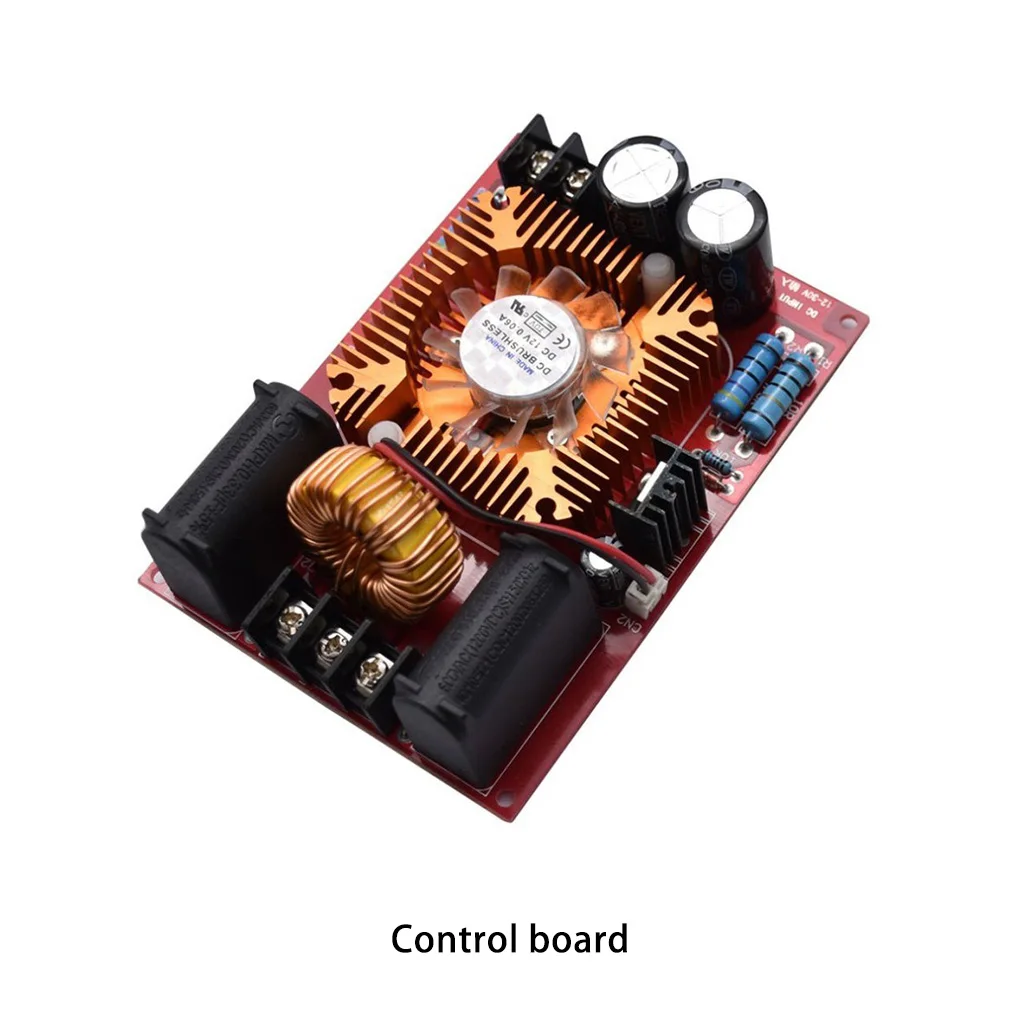 250W DC 12-30V ZVS Coil Flyback Driver Module Ignition Coil Induction Driver Board High Voltage Generator Tool Kit with Fans