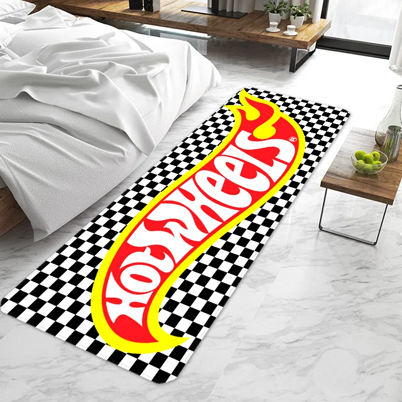 

Hotwheels Racing Car Door Mat Entrance Doormat Non-slip Washable Kitchen Carpet Living Room Hallway Rugs Door Mats Bathroom Bath