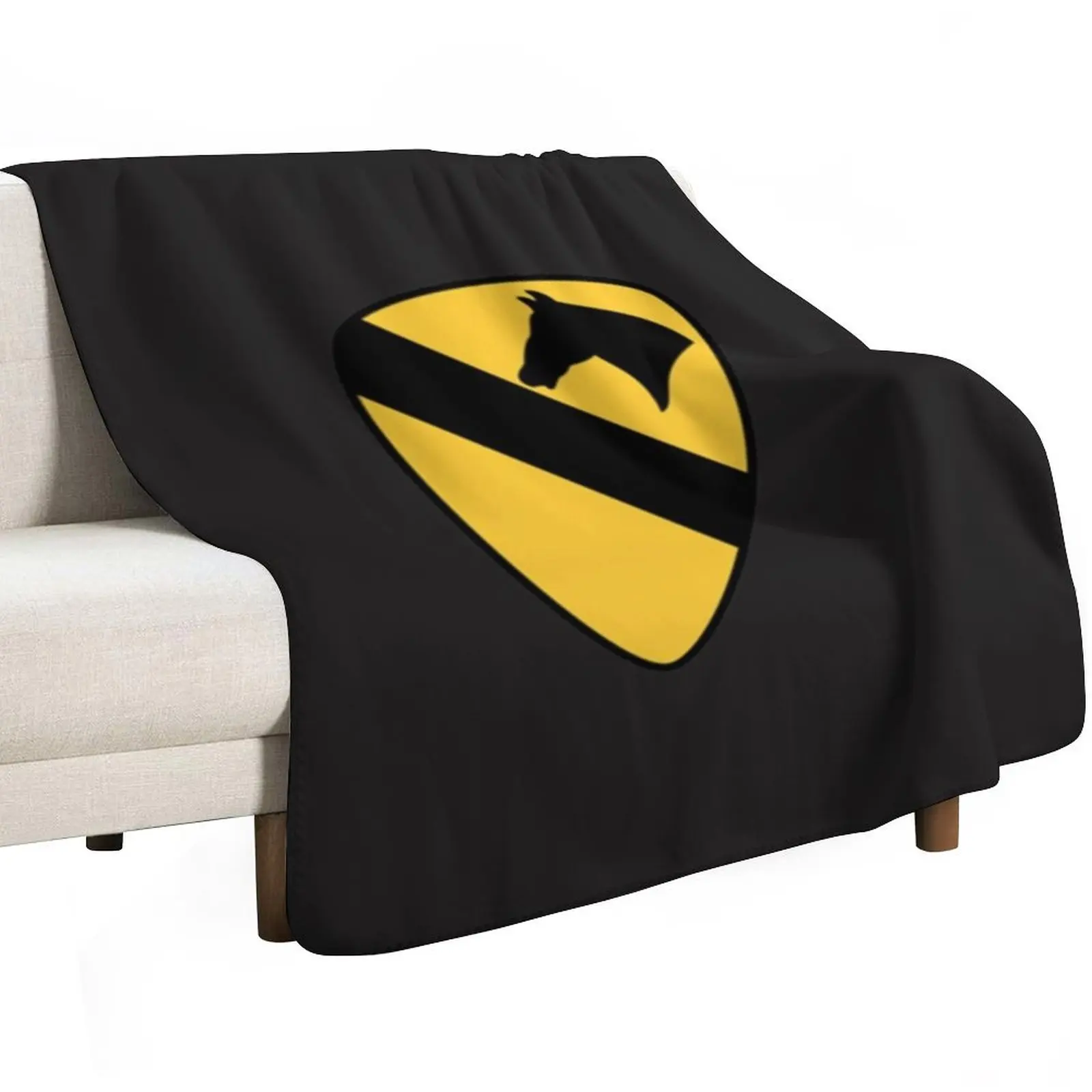 1st Cavalry Division Classic T-Shirt Throw Blanket Softest Giant Sofa Thermal Beautifuls Decoratives for winter Blankets