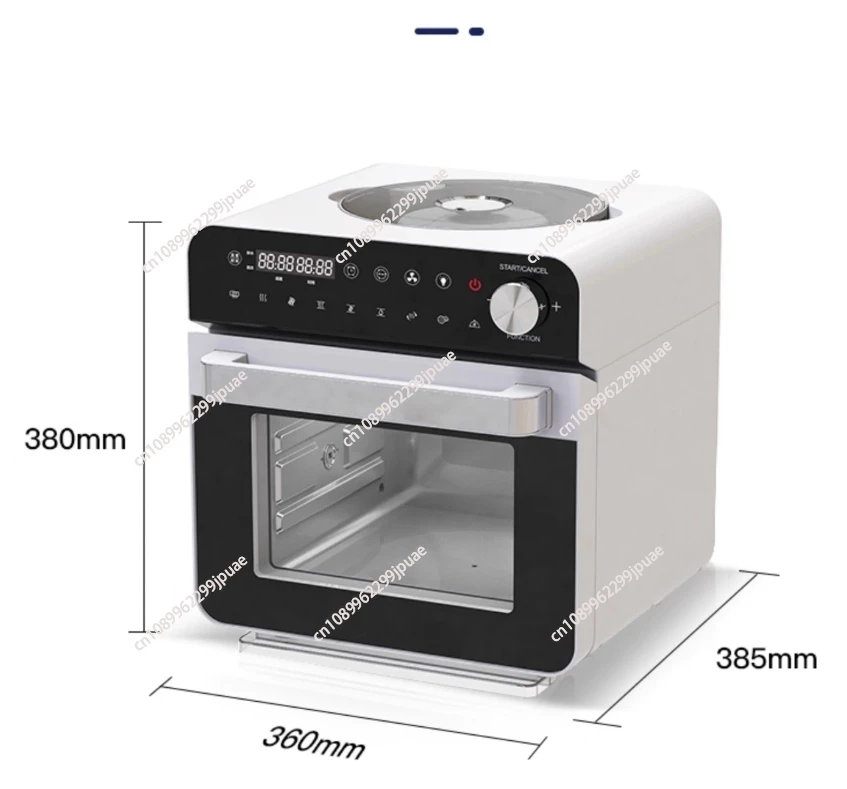 

Steam oven all-in-one machine Household electric steamer 14L electric oven Air fryer Small baking, steaming, baking and frying