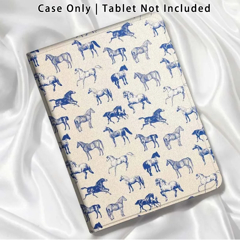 Art Horse Pattern For Xiaomi Poco Redmi Pad 2 4 5 6 6S 7 7S SE Pro Ultra Max 14 11 8.8 11.2 12.5 Inch Tablet Case