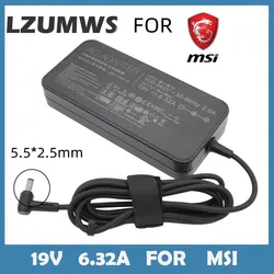 19V 6.32A 5.5*2.5MM 120W Laptop Adapter Power Supply for MSI GE70 GE60 GE72 GS70 GP60 GX60 For Asus PA-1121-28 N750 N500 G50