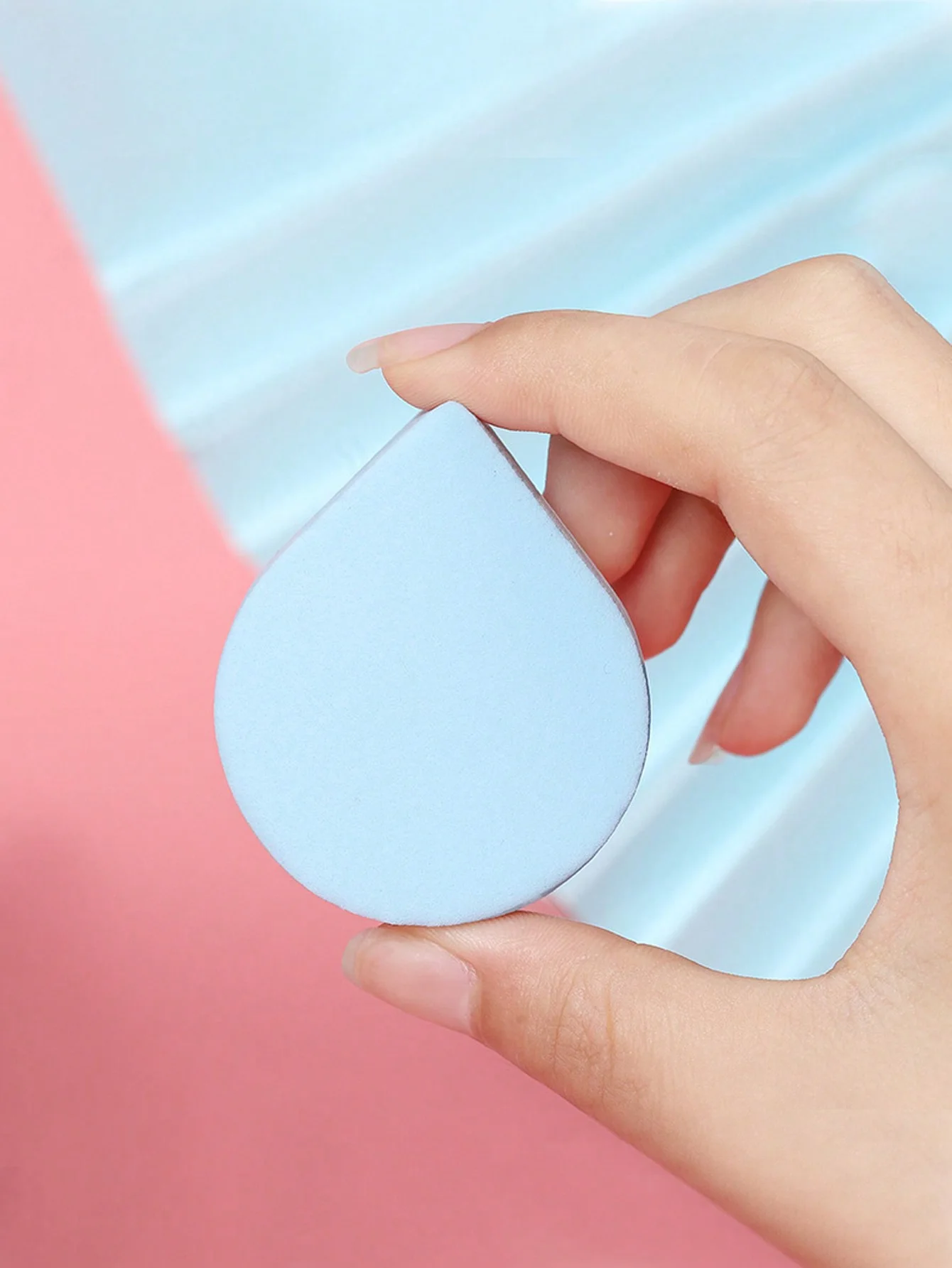 メイクアップスポンジパフ、ハート型、水滴型、様々な形状、乾湿両用