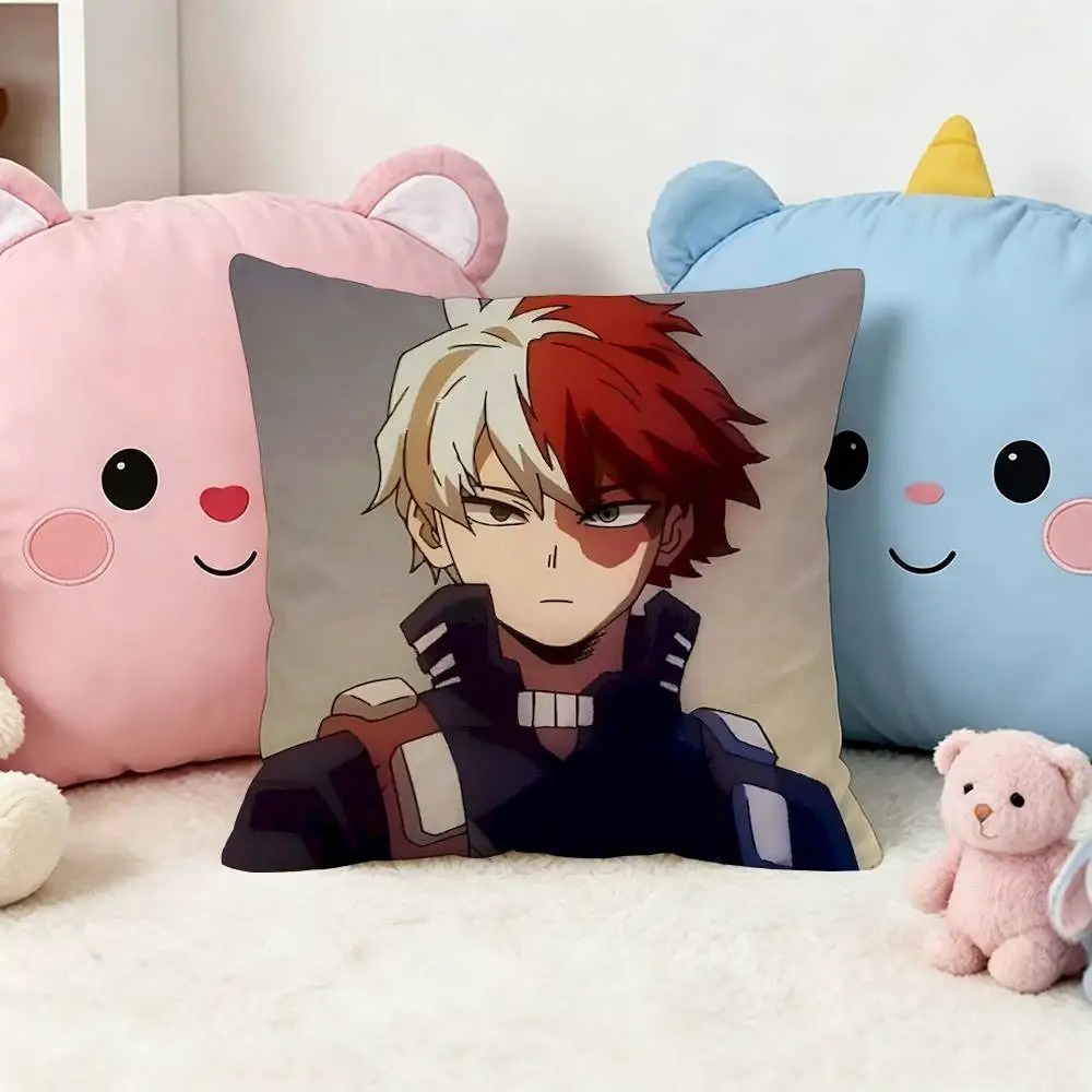 My Hero Academia Shoto Todoroki Double-Sided Printed Cushion Cover Bedroom Bedside Sofa Pillow Case