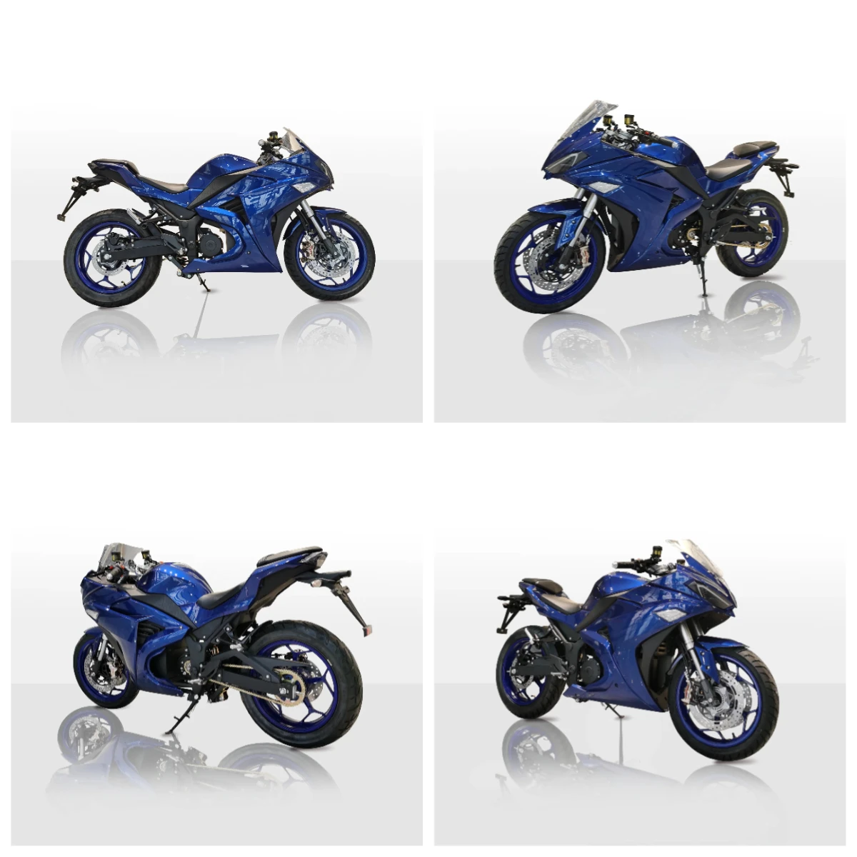 

STLF Luyuan Мотоцикл R3 Максимальная скорость 80MPH 3000W Мотор с цепным приводом Электрические мотоциклы