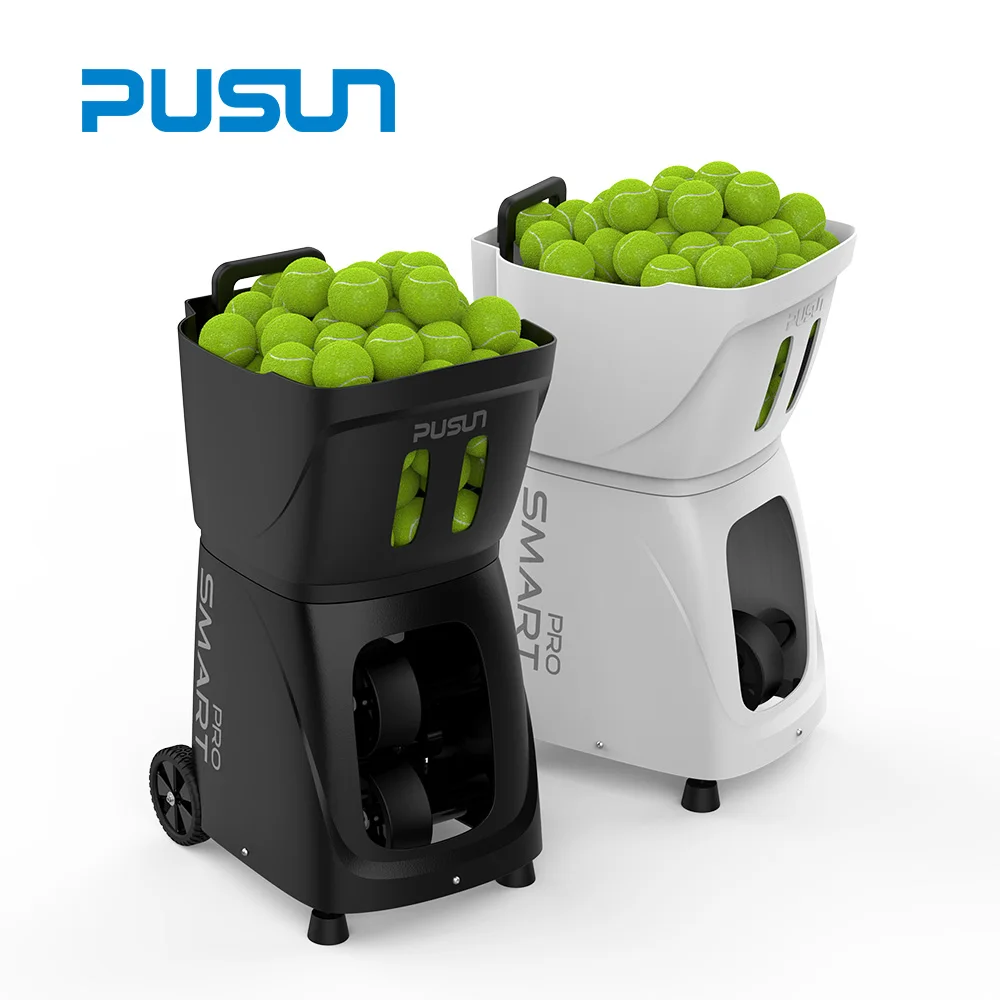 2026 Tennis Ball Machine Coach Pusun Automatic APP Control Tennis Ball Launch Training Equipment Shooting Machine