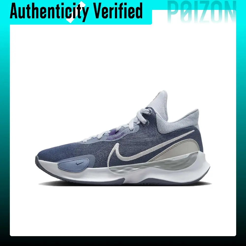 Nike Renew Elevate 3 Low top Basketball Shoes Men's Blue DD9304-010