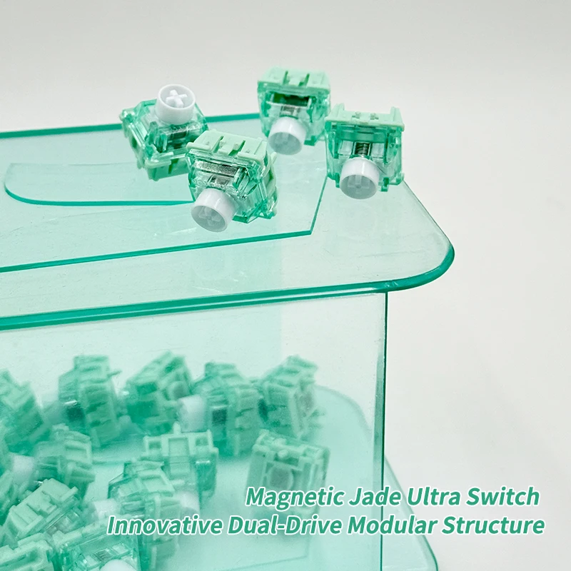 

Магнитный переключатель GATERON Jade Ultra, линейный, с регулируемым предварительным ходом, эффект датчика Холла HE для магнитных клавиатур, игр и офиса