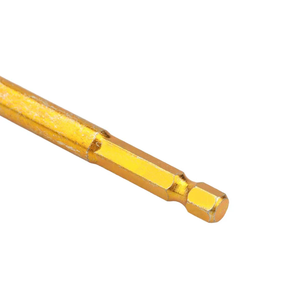 Gold Cross Alloy Drill 6.35mm Hexagonal Handle Ceramic Wall Glass Vitrified Brick Plastic Wood Multi functional Alloy Drill Bit