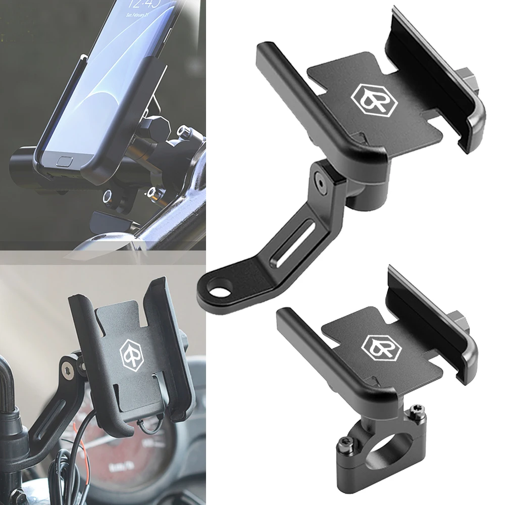 

For PIAGGIO Liberty125 MP3 500 Medley Beverly 300 ZIP50 X7 X9 Bicycle Mobile Phone Holder Handlebar GPS Stand Bracket Motorcycle