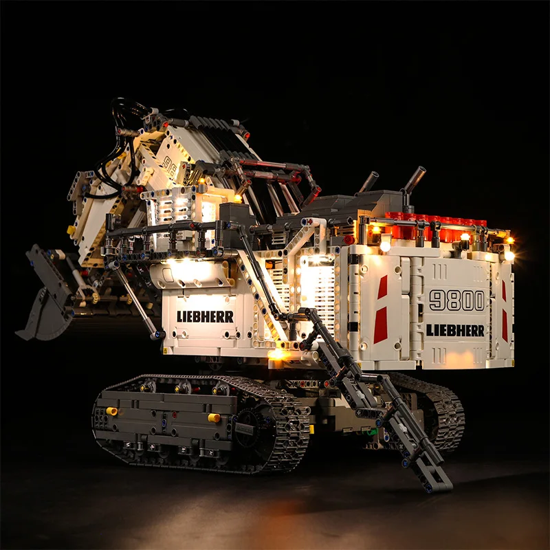 42100 Liebherr pelle LED modification du groupe d'éclairage