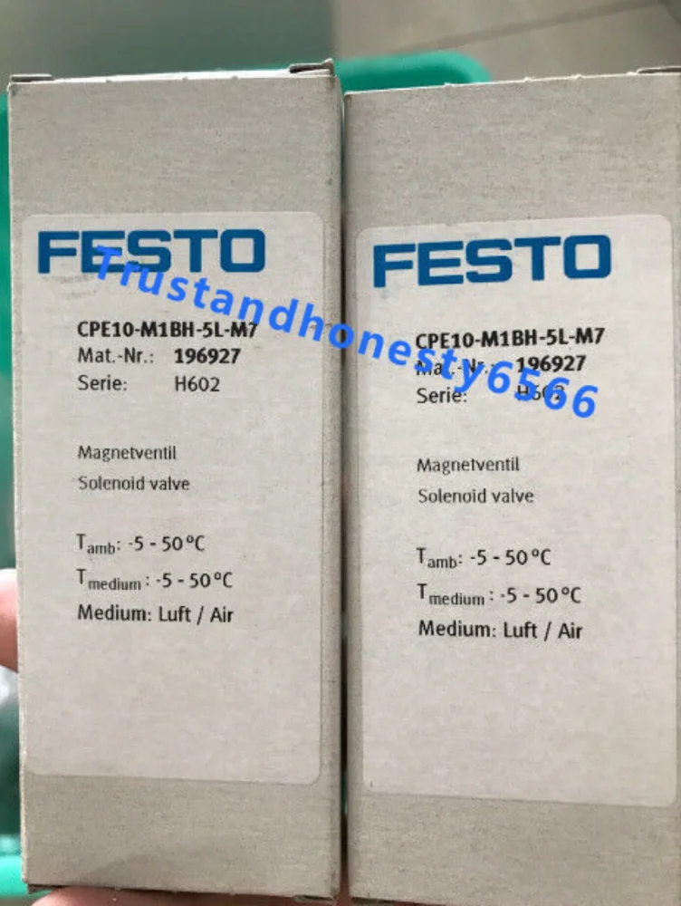 

1PC New FOR Festo CPE10-M1BH-5L-M7 196927 Solenoid Valve