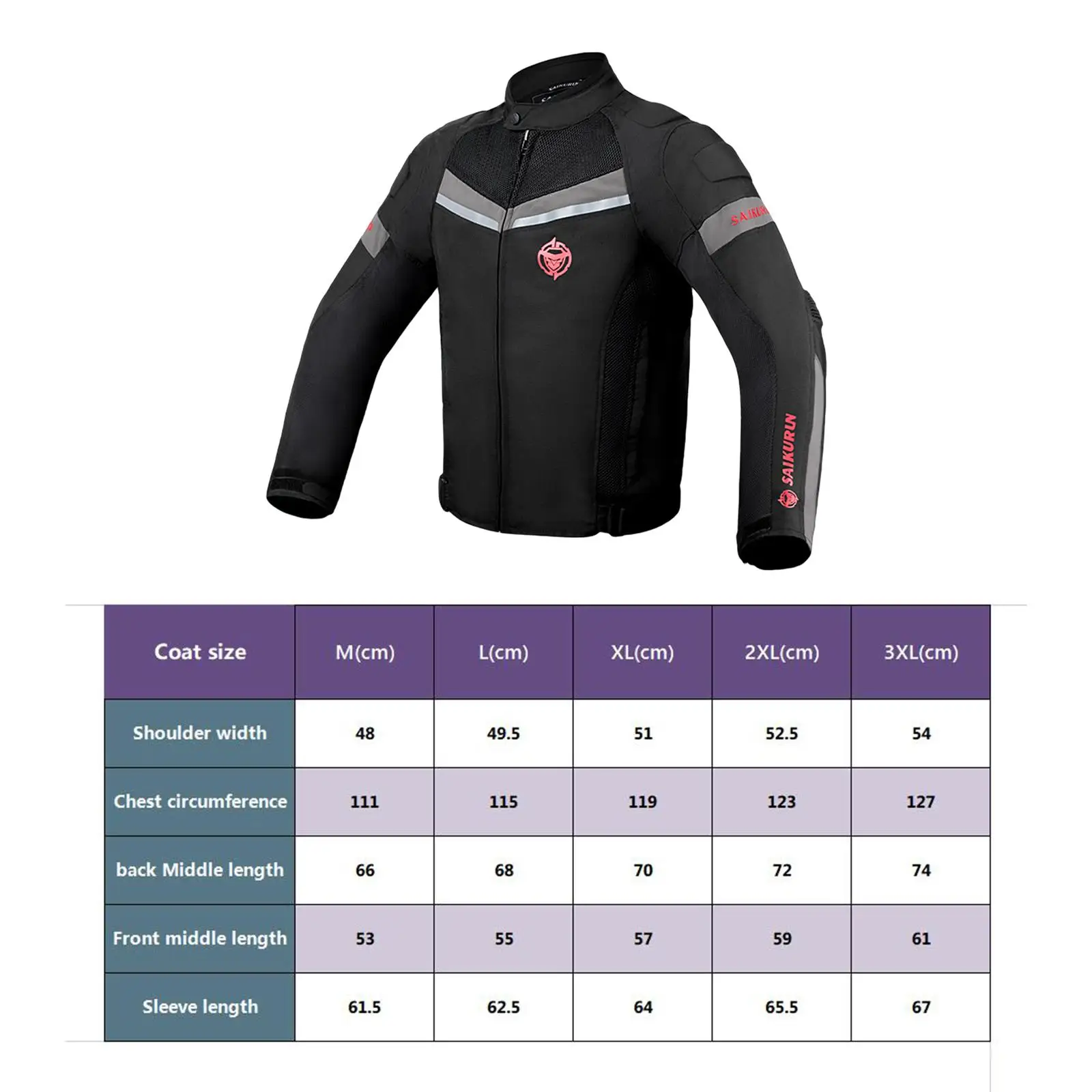 Summer Motorcycle Jacket with Pads Breathable Mesh Water Resistant Race Protection Tear Resistant Motocross Jacket