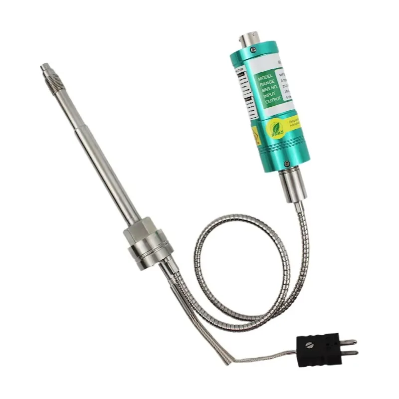 MPE Hoge Temperatuur 700°C. Dubbele druk en temperatuur ROHS extruder smeltdruktransducer voor voedsel en geneeskunde