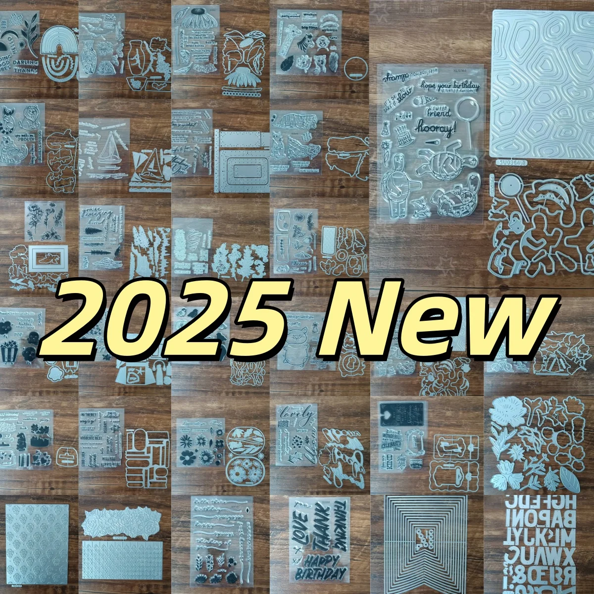 2025 New Sunrise Sailing Garden Blooms Abloom Feathered Piggy Metal Cutting Dies Clear Stamps Hot Foil for DIY Scrapbook Paper - Image 2