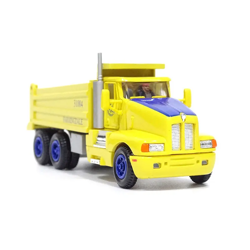 

1/87 HO Scale Car Model Dump Truck Model Engineering Transport Vehicle Miniature Collection Sand Table Landscape Model Power