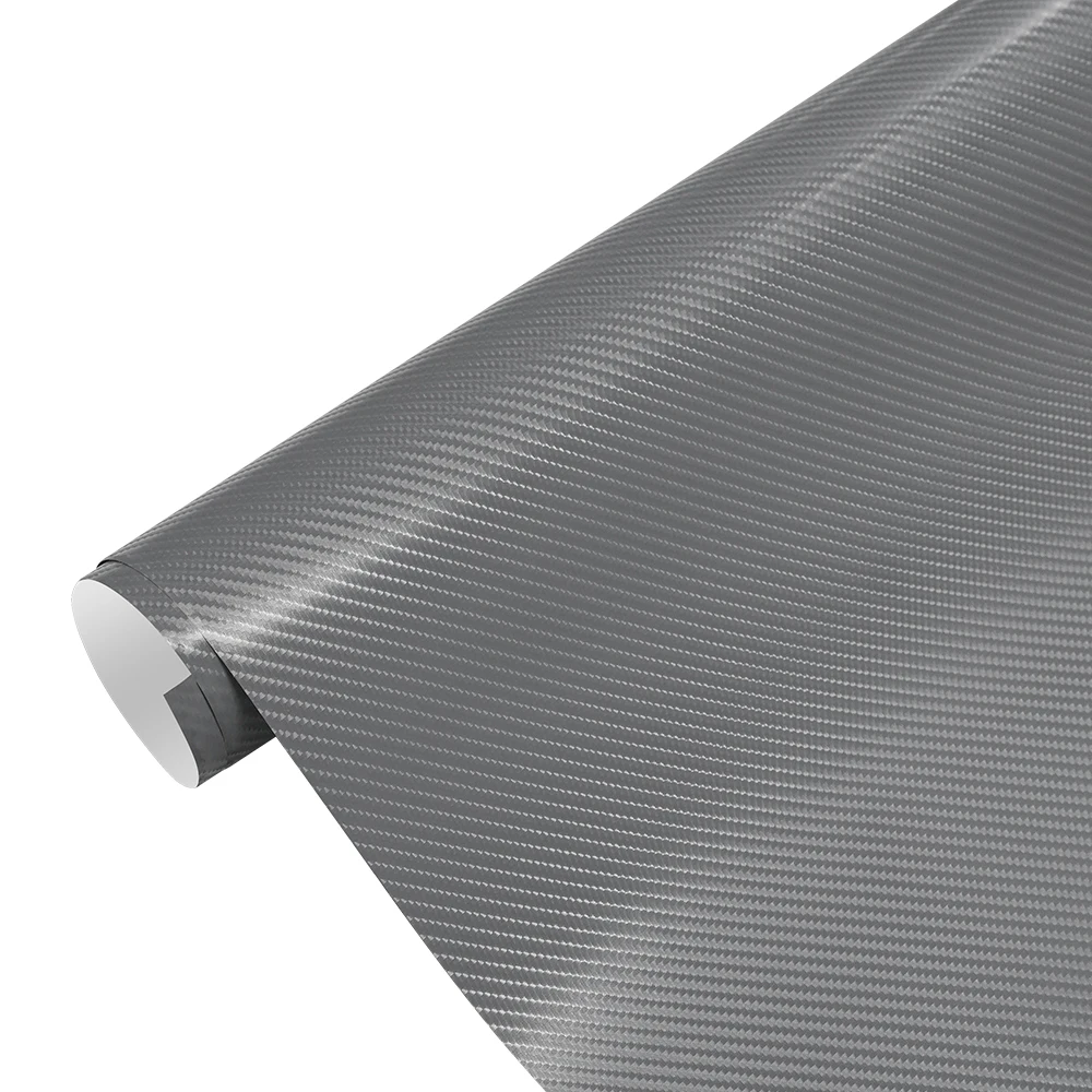 Премиум 4D серая автомобильная виниловая пленка из углеродного волокна, самоклеящаяся пленка для кузова, защитная пленка из ПВХ, аксессуары для украшения автомобиля
