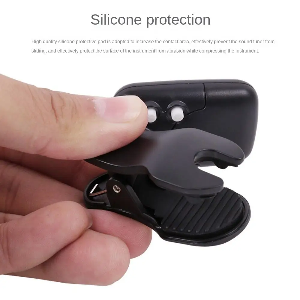 Violin Parts Accessories ET05V ENO Violin Tuner Portable Mini Electronic Tuner 360 Degree Universal Clip-on Tuner Cello