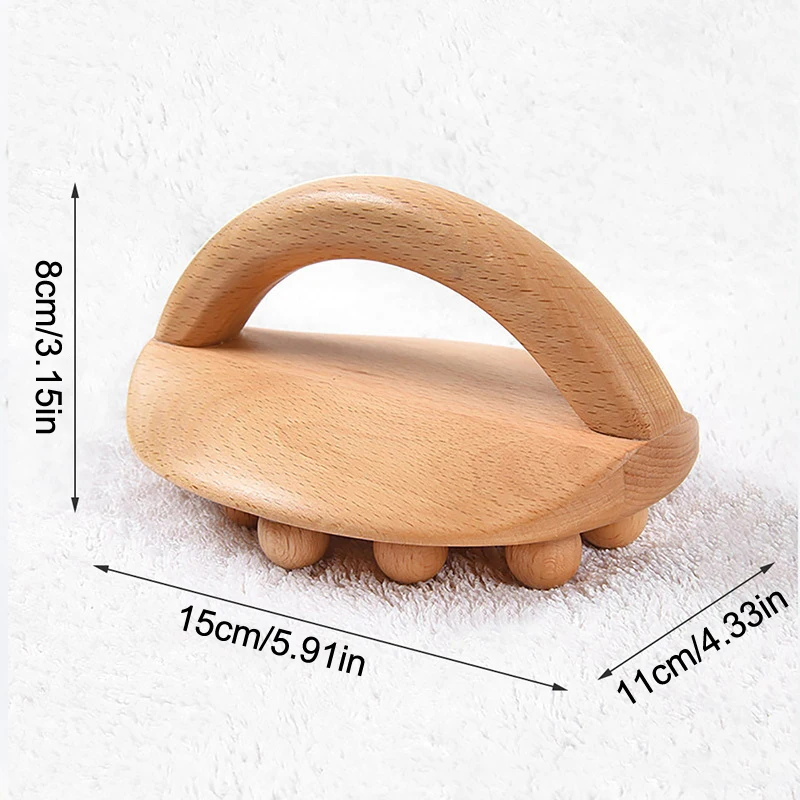 

Wood Therapy Fascia Release Tool – Wooden Gua Sha Massage Brush for Smoothing Meridians and Body Sculpting