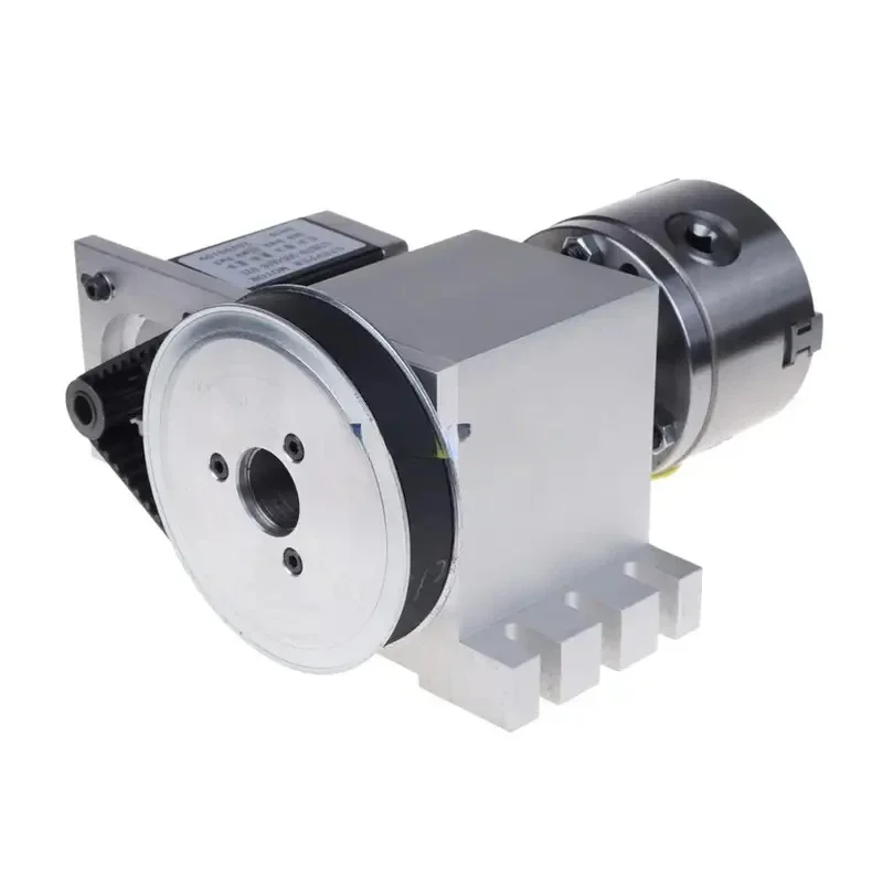 CRA066-A/B/C مؤشر دوار لجهاز التوجيه باستخدام الحاسب الآلي المحور الرابع 6:1 مع ظرف 3 فك/4 فك ومحرك متدرج 57 250 أونصة مدخل #3