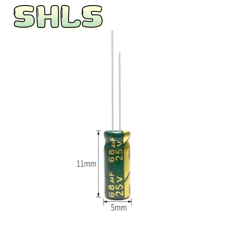68 فائق التوهج عالية التردد مُكثَّف كهربائيًا عدة 10 فولت - 250 فولت | 105 ° C عمر طويل، مجموعة متنوعة منخفضة ESR لإمدادات الطاقة والصوت وDIY #1