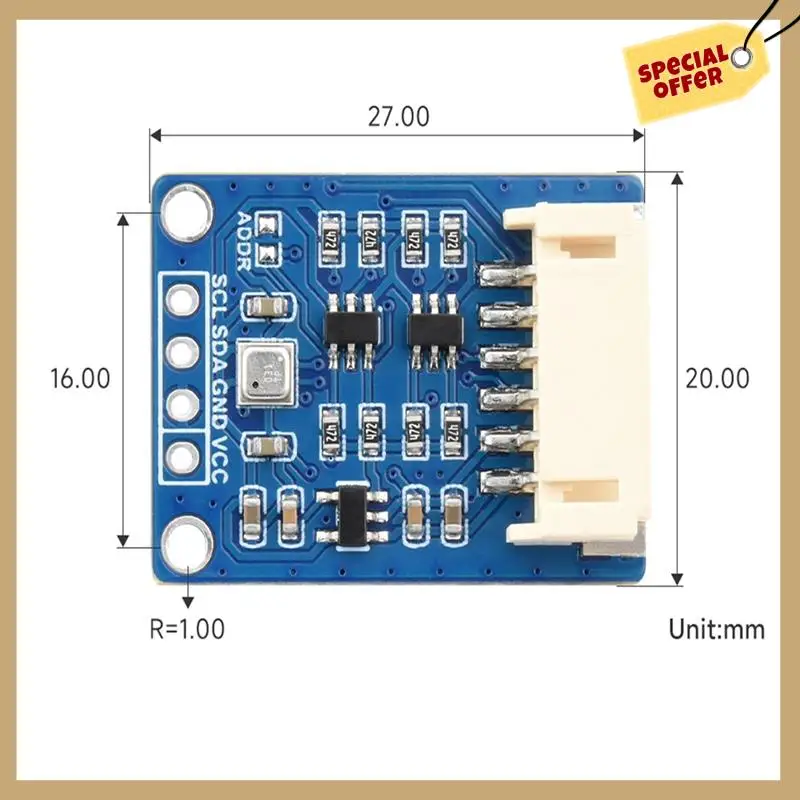 Стабильная производительность-экологический датчик температуры и влажности, атмосферное давление, модуль датчика обнаружения газа VOC
