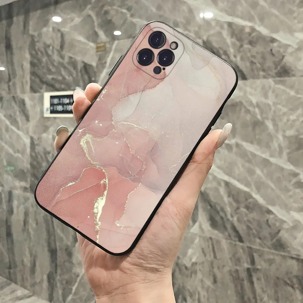 Fashion Marble Phone Case For IPhone 15 8 7 6 6S Plus X SE 2020 XR XS 14 11 12 13 Mini Pro Max Mobile Case