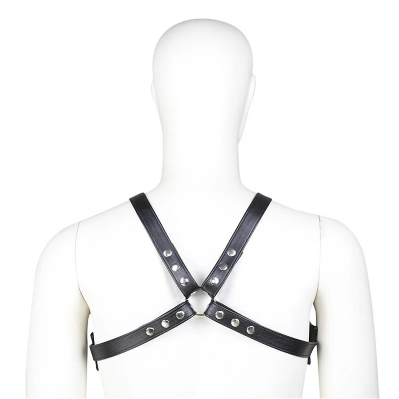 الرجال الجنسي الصدر الجلود تسخير المحاصيل القمم الوثن مثلي الجنس الجسم تسخير أحزمة الأشرطة الشرير الهذيان سترة ملابس مثيرة لحزب المرحلة