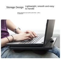 Laptop Laptop Table Lazy Folding Bed Black Stand Office Desktop Computer Elevated Table Writing Board