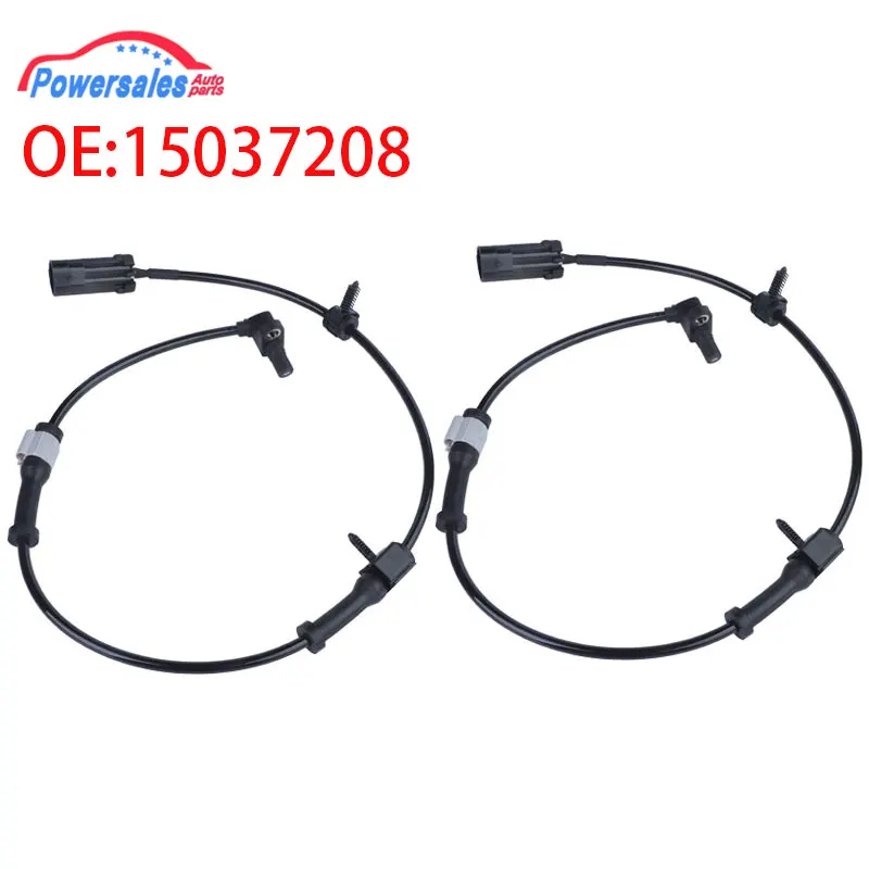 New Front Left Right ABS Wheel Speed Sensor For Chevy Express Avalanche Silverado 1500 2500 GMC Sierra Yukon Cadillac 15037208