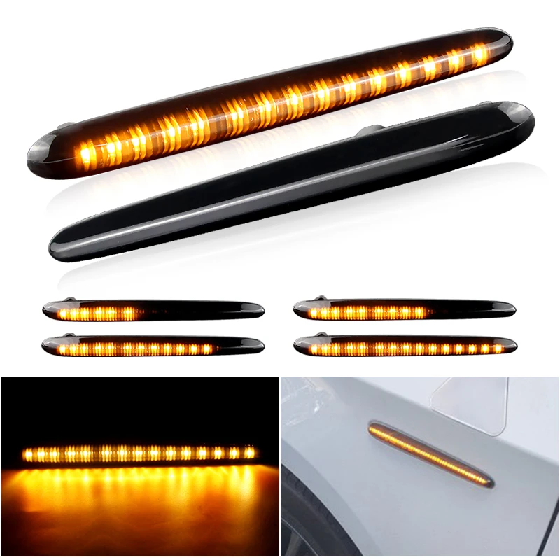 

2pcs Smoked Lens LED Side Marker Signal Indicator Lights For Alfa Romeo Giulietta 940/Veloce/Ti/Sprint Turn Lamps OEM#: 50522993