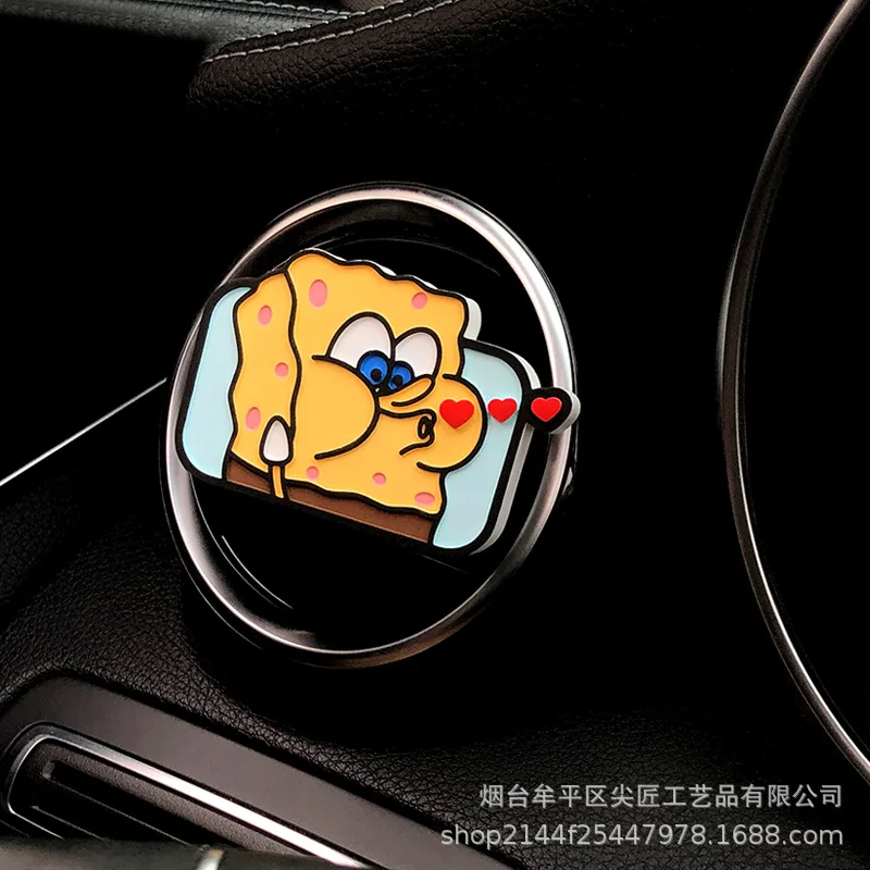 SpongeBob Patrick Star Car Fragrance profumo Clip Aroma d\'aria decorazione per auto Cute Air Fresher decorazione accessori diffusore di oli